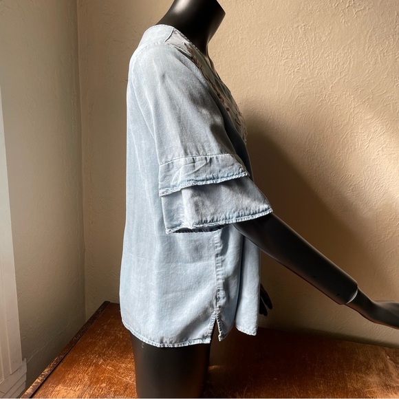 Boho embroidered top size XL - Picture 8 of 11